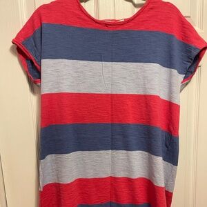 Mansted Striped Red and Blue‎ Dress